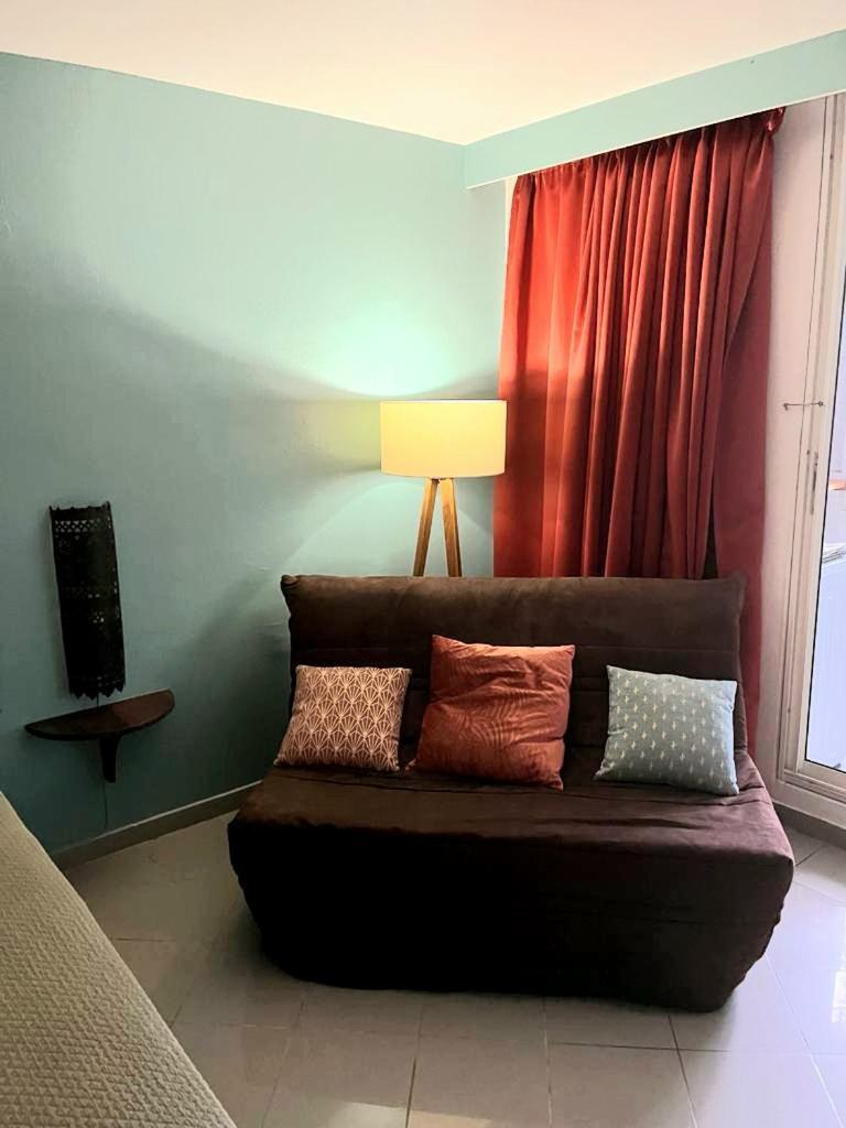 Ilet Bleu Studio Cosy Rdc Vue Mer Et Jardin - Acces Direct Plage Le Gosier  Exterior foto